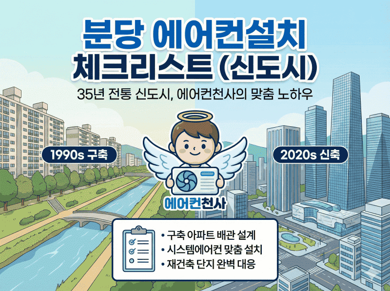 분당에어컨설치_이전설치 전문업체